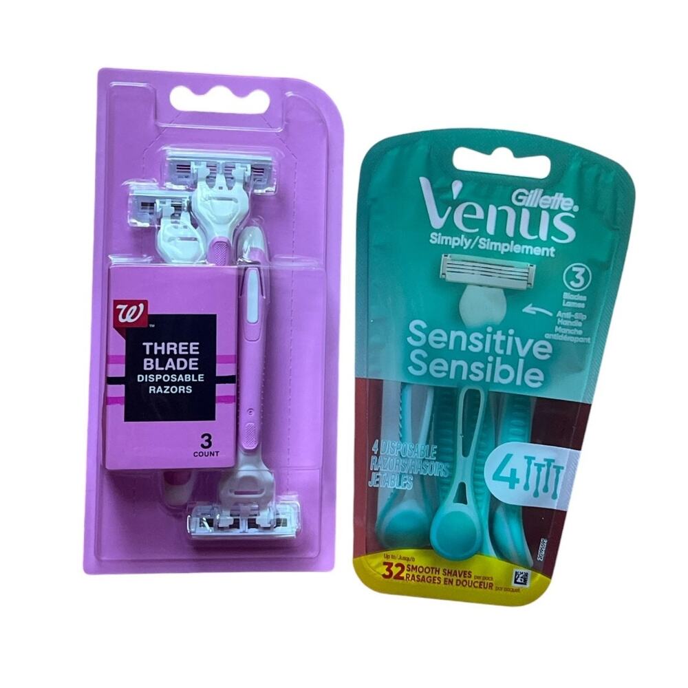 Lot 2 Gillette Venus/Walgreens Razors